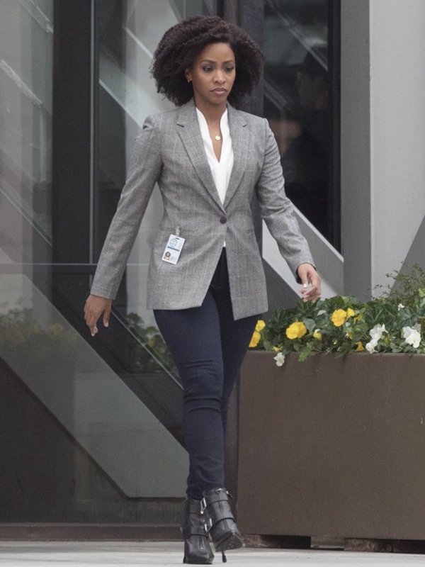 Monica-Rambeau-Wanda Vision-Grey-Blazer