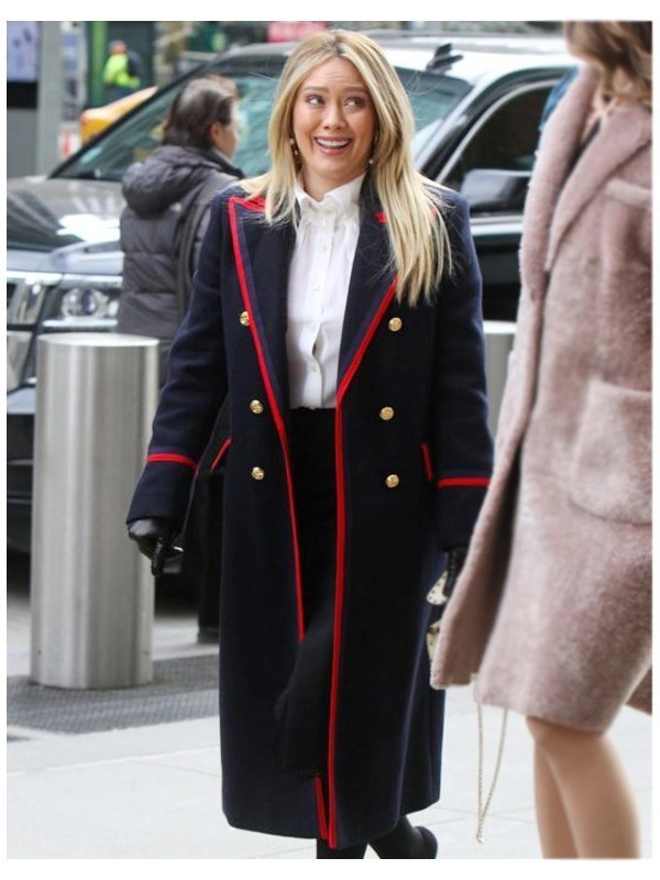 Tv-Series-Younger-S07-Kelsey-Peters-Black-Long-Wool-Coat