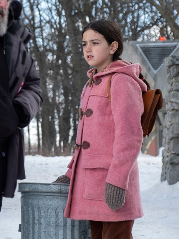 Abby-Ryder-Fortson-Tales-From-The-Loop-Young-Girl-Hooded-Pink-Coat