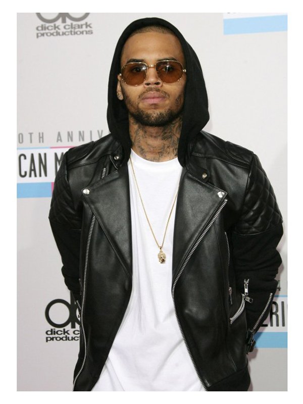 Chris-Brown-Leather-Black-Jacket