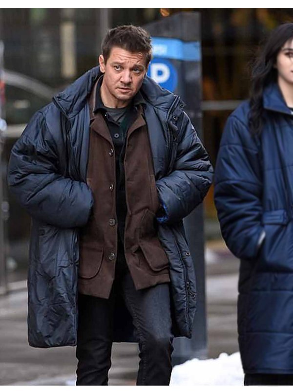 Jeremy-Renner-Hawkeye-Blue-Puffer-Coat