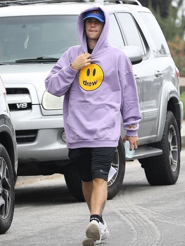 Justin-Bieber-Oversized-Purple-Hoodie