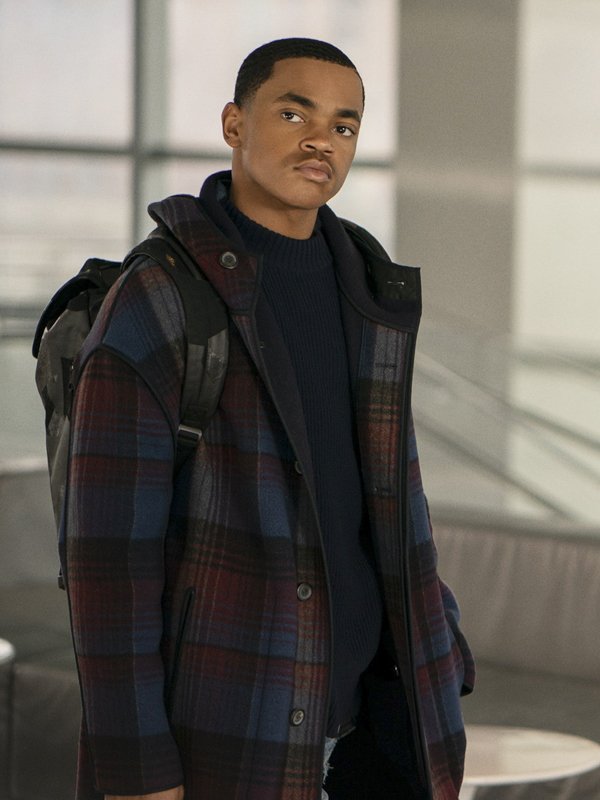 Tariq-St.-Patrick-Power-Book-II-Ghost-Long-Plaid-Coat