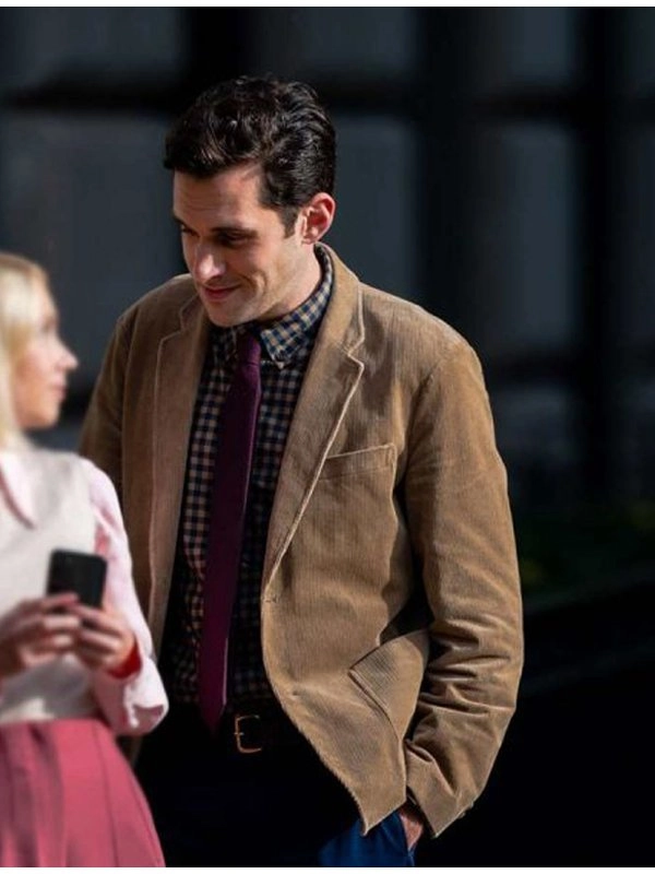 Tv-Series-Gossip-Girl-Adam-Chanler-Berat-Brown-Corduroy-Blazer