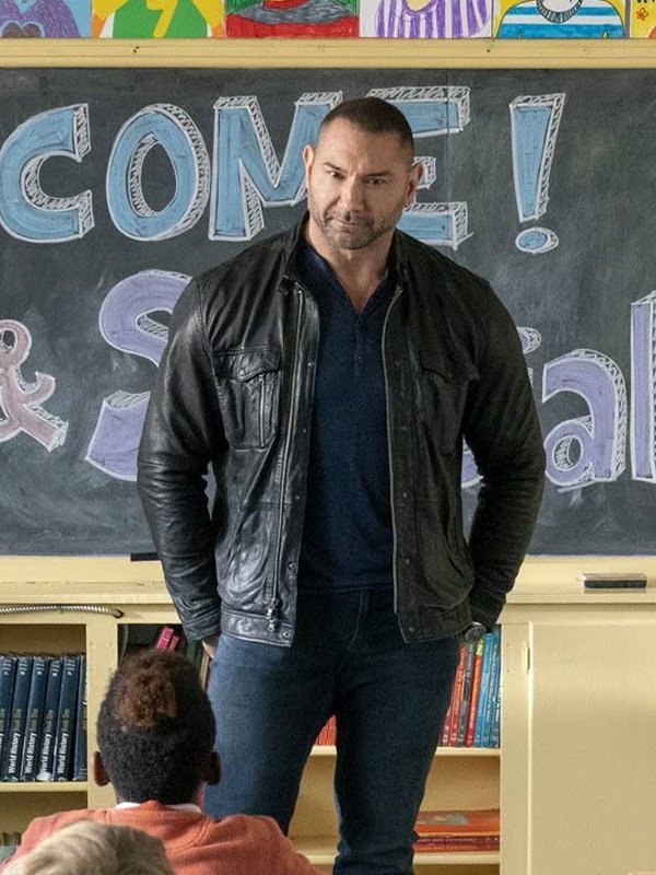 Dave-Bautista-My-Spy-Black-Leather-Jacket