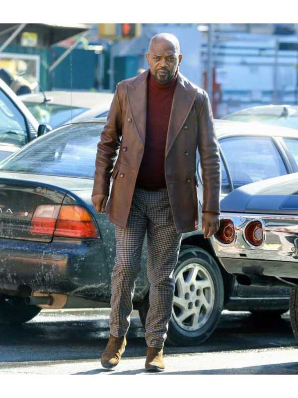 John-Shaft-Leather-Brown-Blazer