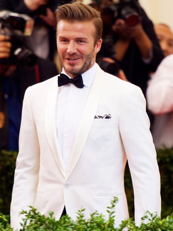 Red-Carpet-David-Beckham-Ivory-White-Prom-Tuxedo