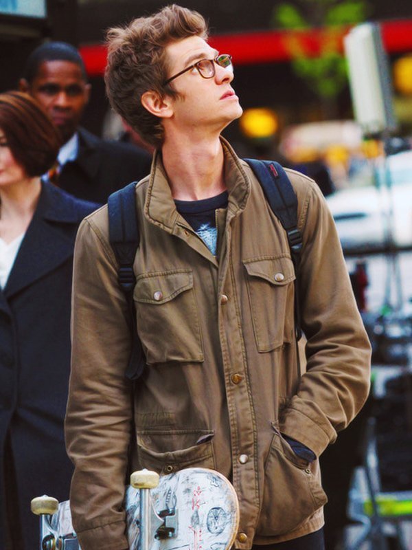 Andrew-Garfield-The-Amazing-Spider-Man-Brown-Jacket