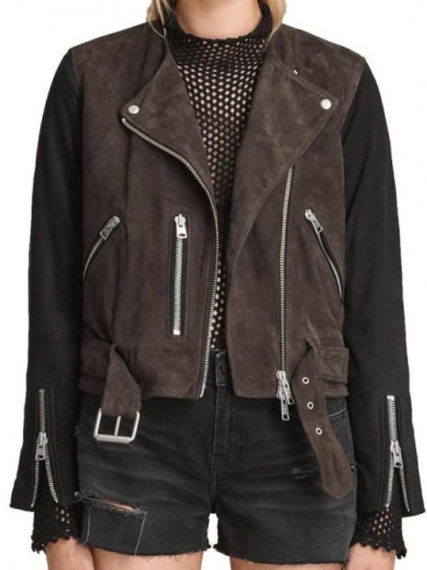 Arrow-Black-Siren-Suede-Biker-Leather-Jacket