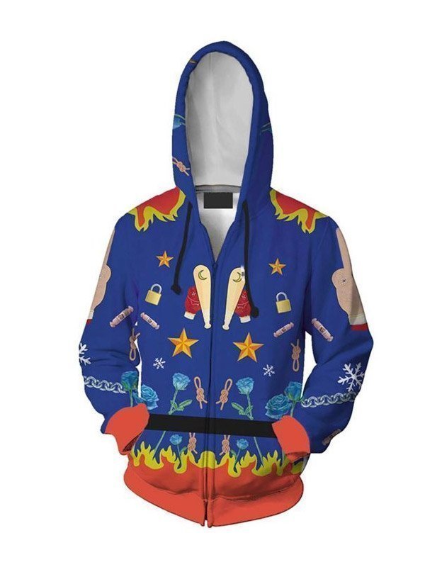 Birds-Of-Prey-Harley-Quinn-Blue-Hoodie