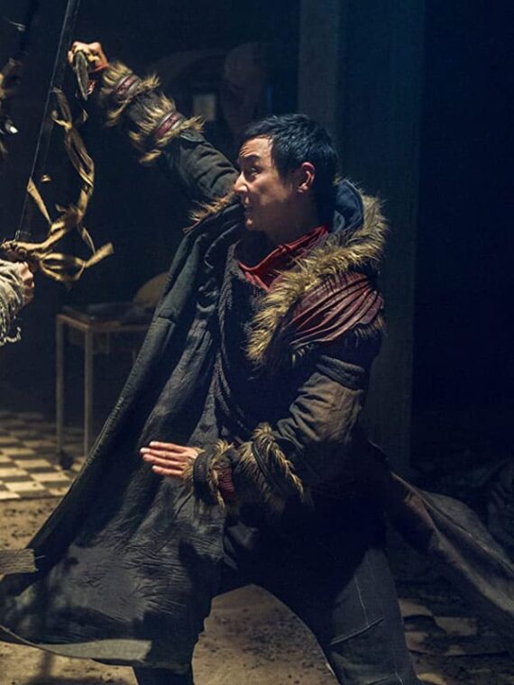 Brown-Shearling-coat-worn-by-Daniel-Wu-in-TV-Series-Into-the-Badlands