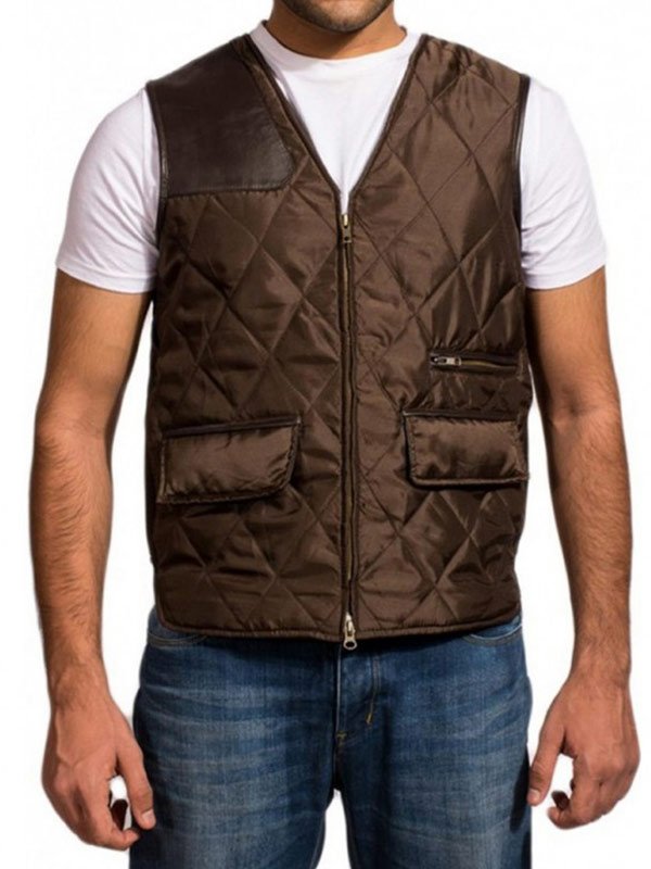 Governor-The-Walking-Dead-Quilted-Brown-Vest