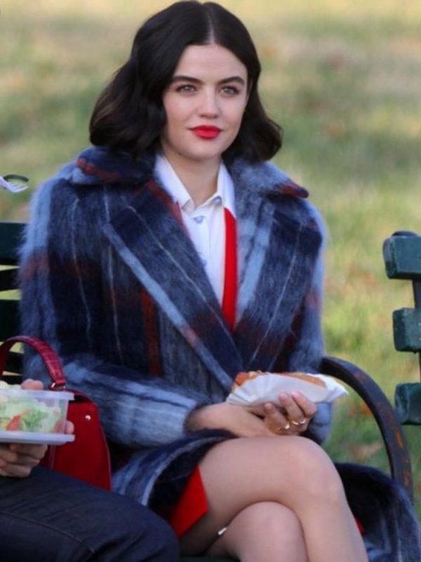 Katy-Keene-Lucy-Hale-Wool-Checked-Coat-1