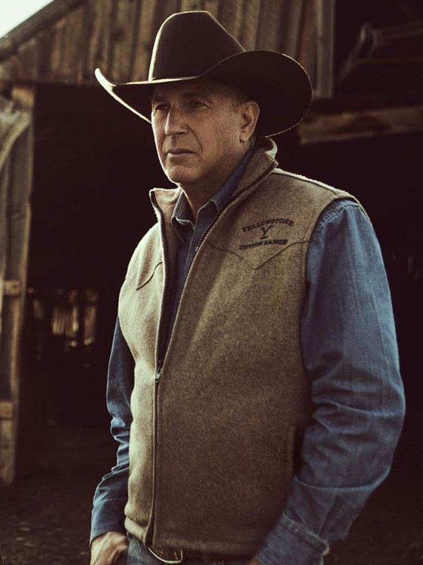 Kevin-Costner-Yellowstone-S03-Brown-Vest