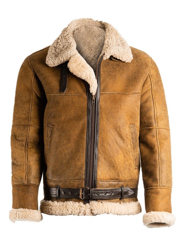 Mens-B3-Shearling-Brown-Jacket