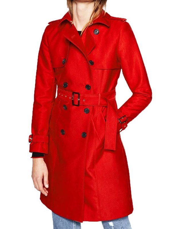 Riverdale-Polly-Cooper-Double-Breasted-Red-Wool-Coat