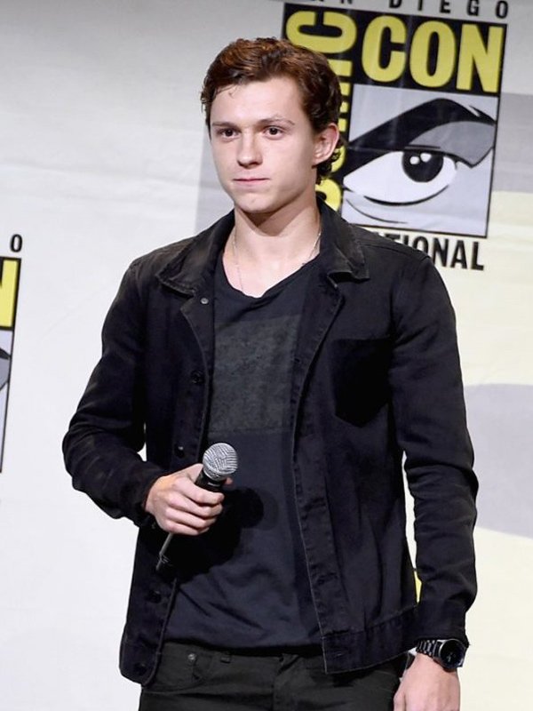 Tom-Holland-Spider-Man-Homecoming-Black-Cotton-Jacket