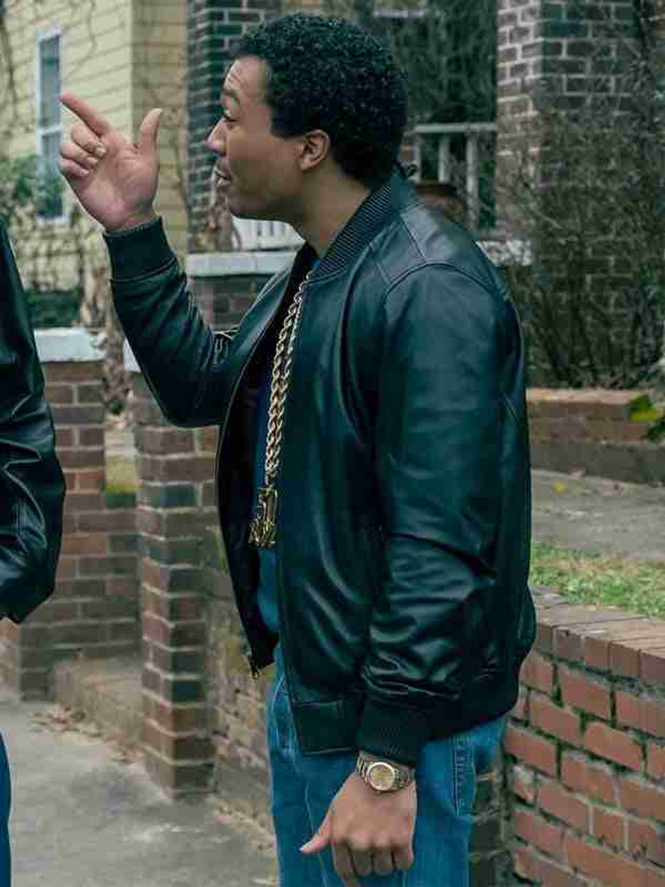 BMF Demetrius Lil Meech Flenory Leather Jacket - Image 2